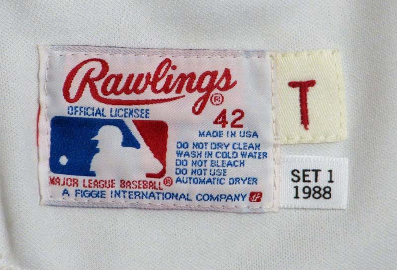 Lot Detail - 1984-88 St. Louis Cardinals Game-Used Jersey Group of (3) with  Autographed Ken Oberkfell