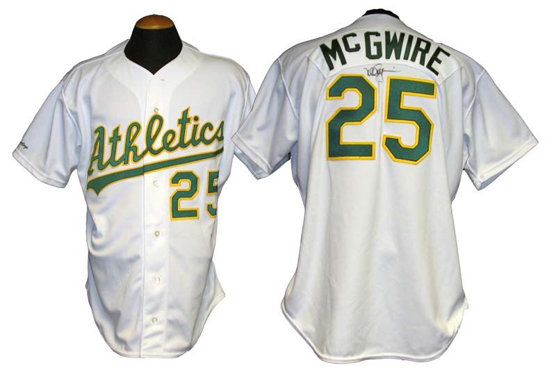 Lot Detail - 1990 Mark McGwire Oakland Athletics Game-Used and