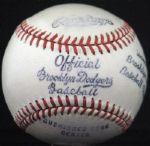 1950s Rawlings Official Brooklyn Dodgers Unused Baseball