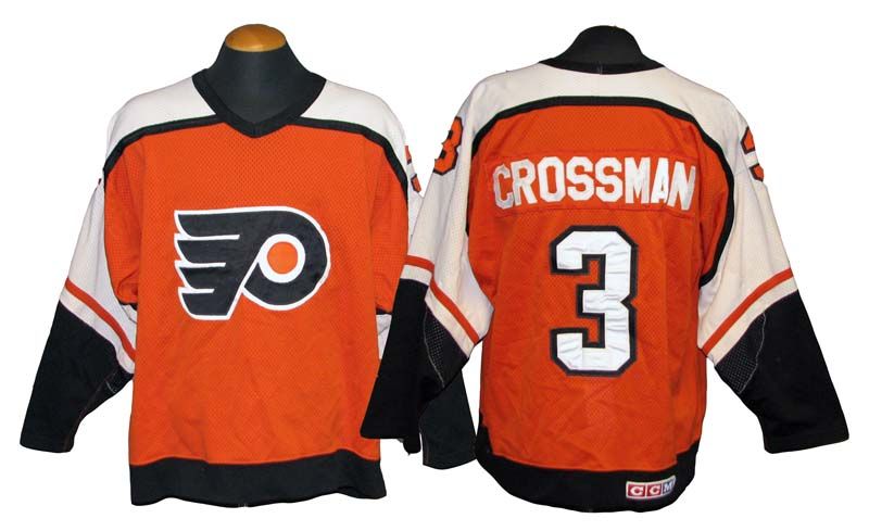 Lot Detail - 1984-88 Doug Crossman Philadelphia Flyers Game-Used Jersey
