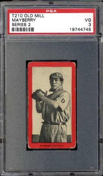 1910 T210 Old Mill Mayberry PSA 3 VG