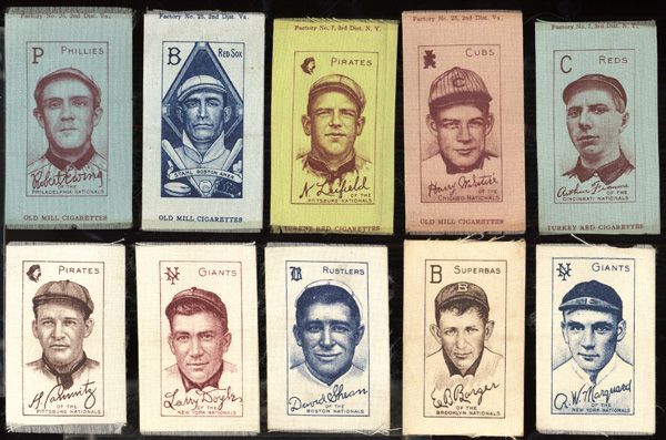 1911 S74 Silks Group of 10 Including Marquard