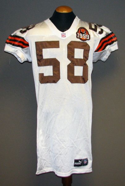cleveland browns game used jersey