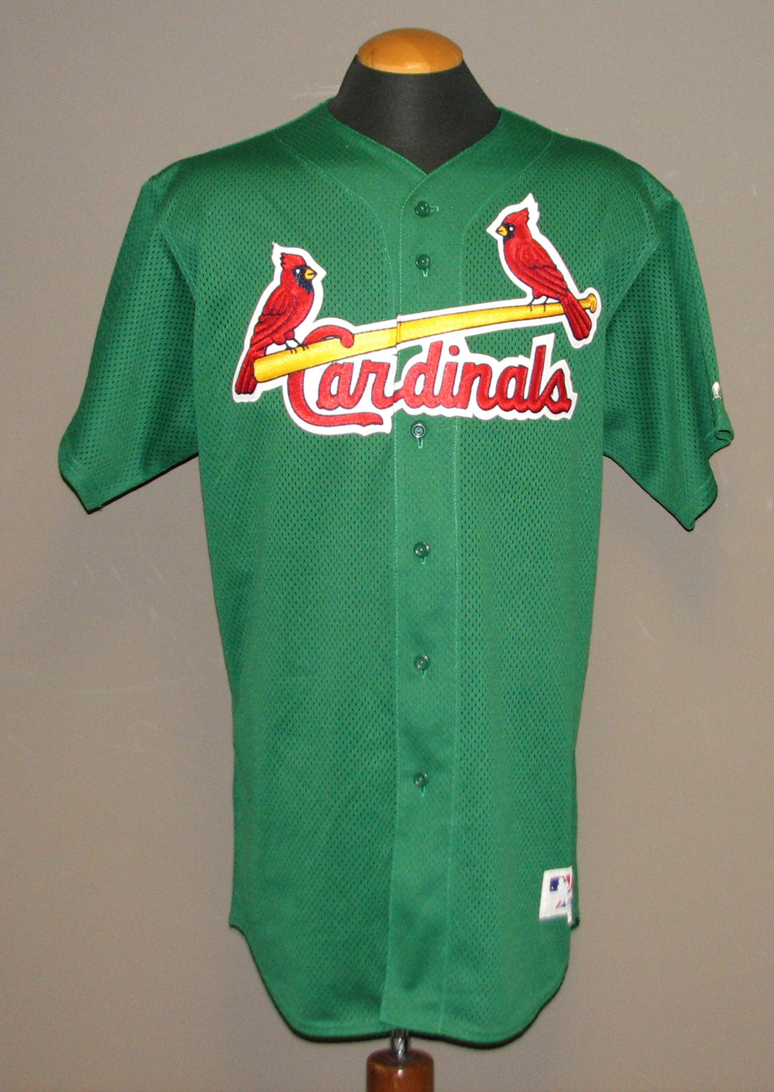 st louis cardinals green jersey