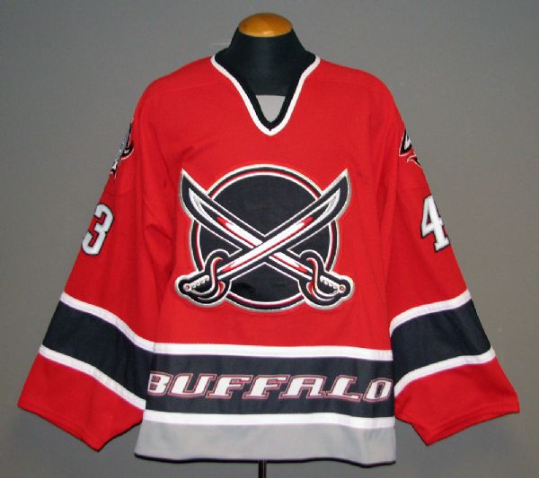 2003-2004 Martin Biron Buffalo Sabres Game-Used Jersey