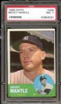 1963 Topps #200 Mickey Mantle PSA 7 NM
