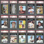 1971 Topps Baseball Group of 383 PSA Graded Cards-High Grade