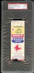 1975 World Series Game 6 Ticket Stub PSA AUTHENTIC