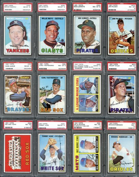 1967 Topps Baseball Complete Set