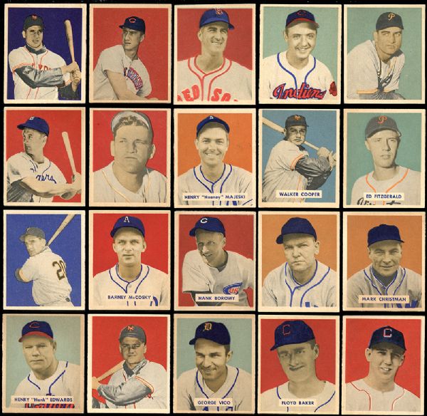 1949 Bowman Baseball Group of 20