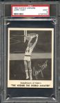 1963 Kahns Wieners Jerry West PSA 9 MINT- The One And Only Example Graded MINT 9 By PSA