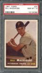 1957 Topps #24 Bill Mazeroski PSA 10 GEM MINT Rookie Card- The One And Only GEM MINT Example Graded By PSA