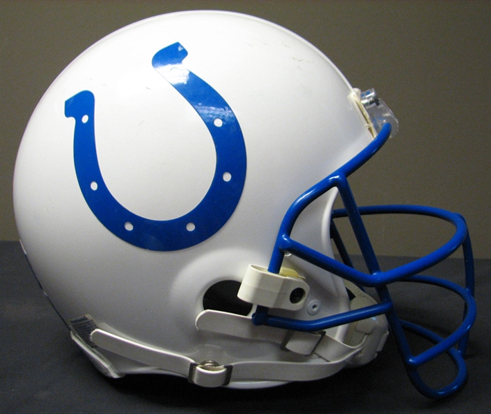 1998-99 Peyton Manning Indianapolis Colts Rookie Year Game-Used Helmet