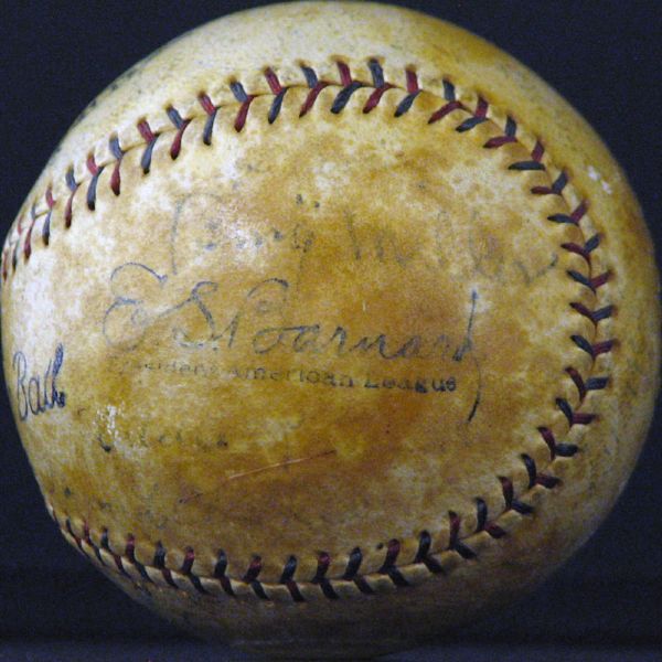 1929 Philadelphia Athletics Multi-Signed OAL (Barnard) Ball