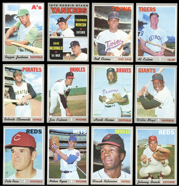 1970 Topps Baseball High-Grade Complete Set