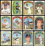 1972 Topps Baseball High-Grade Complete Set