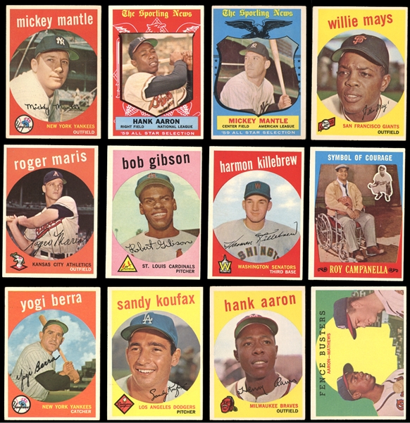 1959 Topps Baseball Complete Set