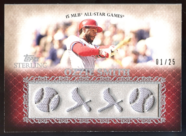 2009 Topps Sterling 4CCR-116 Ozzie Smith 1/25