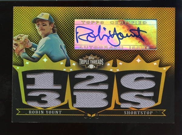 2007 Topps Triple Threads TTRA-63 Robin Yount 8/9