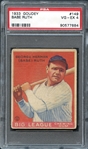 1933 Goudey #149 Babe Ruth PSA 4 VG/EX