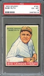 1933 Goudey #181 Babe Ruth PSA 6 EX/MT