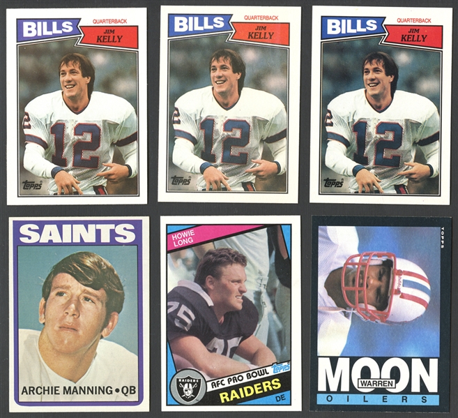 Collection of (13) Football Rookie Cards Including Sanders, Kelly, Etc. 