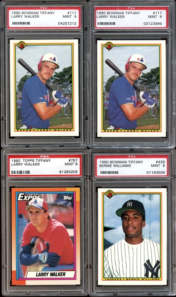 Collection of (12) Baseball Rookie Cards Nearly All Graded Including F. Thomas, Thome and Smoltz