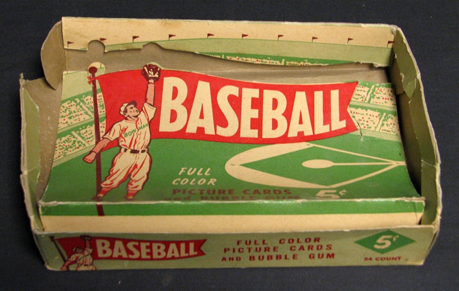 1954 Bowman Baseball 5 Cent Display Box