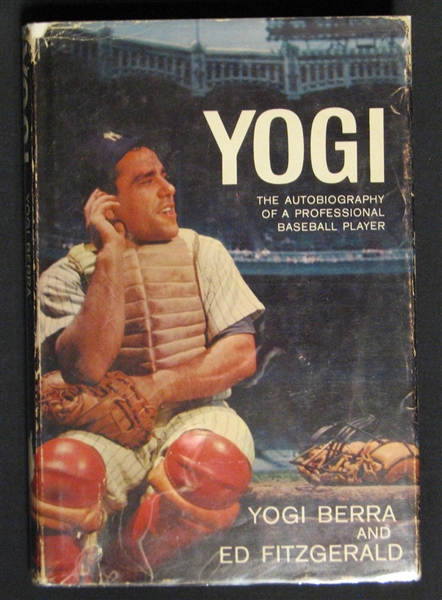 Yogi Berra Signed "Yogi" Hardcover Book PSA/DNA