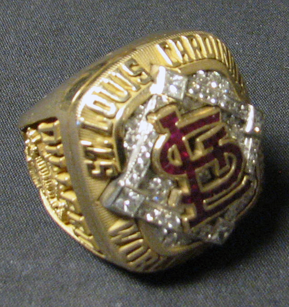 Lot Detail - 2006 St. Louis Cardinals World Series Championship Ring  Presented to Affiliate Coach Steve Dillard