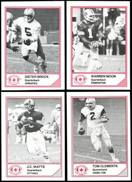 1983 JOGO Quarterbacks Complete Set of (9) Cards