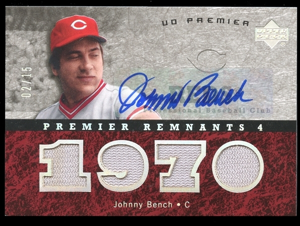 2007 Upper Deck Premier Baseball Johnny Bench