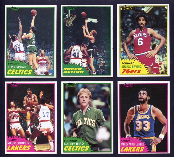 1981 Topps Basketball Complete Set