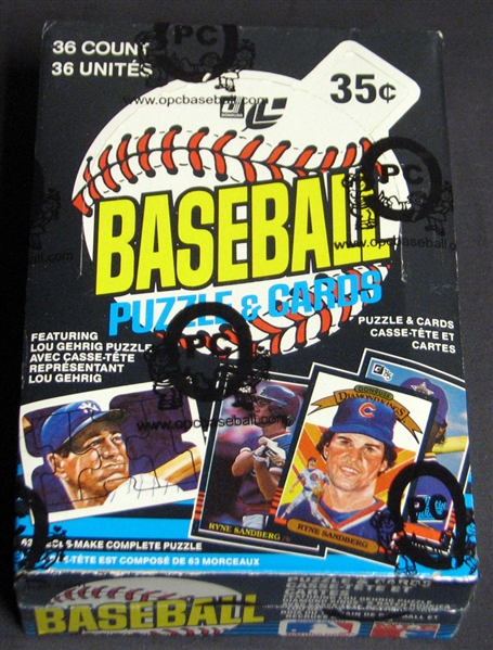 1985 Donruss Leaf Baseball Full Unopened Wax Box