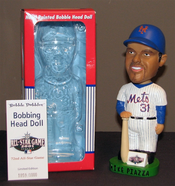2001 Mike Piazza Bobble Dobble Bobbing Head Doll From All Star Game 1059/1000 (2001)