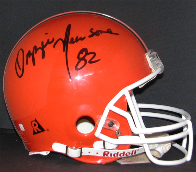 Ozzie Newsome Signed Full-Size Cleveland Browns Helmet
