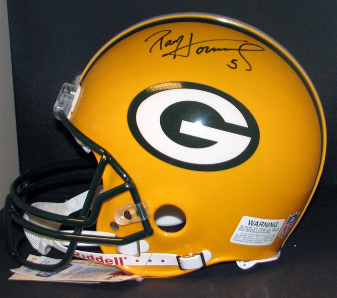 Paul Hornung and Jim Taylor Signed Full-Size Green Bay Packers Helmet