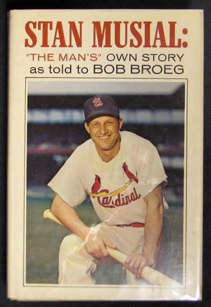 Stan Musial Signed "Stan Musial: The Mans Own Story" Hardcover Book PSA/DNA