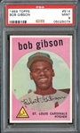 1959 Topps #514 Bob Gibson PSA 9 MINT