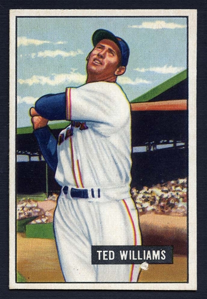 1951 Bowman #165 Ted Williams