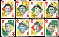 1951 Topps Baseball Red & Blue Back Group of (20) including Two Holmes Boston Variations and Minor Stars