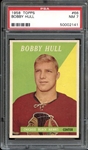 1958 Topps #66 Bobby Hull PSA 7 NM