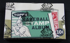 1961 Topps Baseball Stamps Album Full Unopened Box BBCE