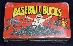 1962 Topps Baseball Bucks Nearly Full Unopened Wax Box (119/120) BBCE