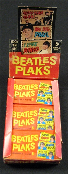 1964 Beatles Test Plaks Nearly Full Wax Box (26/36)