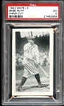 1922 W575-2 Babe Ruth Hand Cut PSA 5 EX