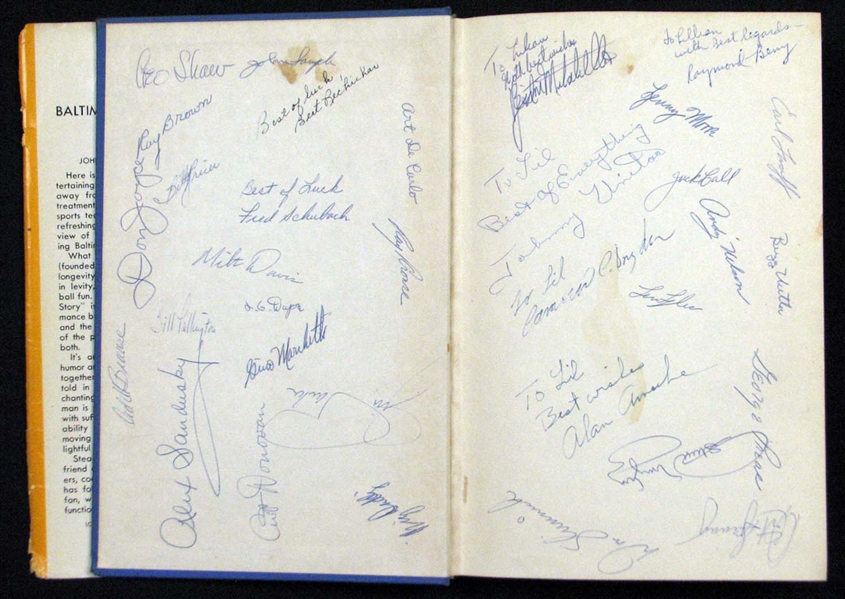 1958 "The Baltimore Colts Story" Team-Signed Book with (38) Signatures Featuring Unitas, Ameche, Marchetti, Etc.  JSA