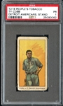 1911-1916 T216 Peoples Tobacco Ty Cobb Detroit Americans PSA 1 PR