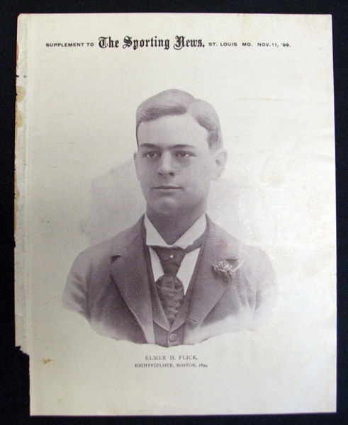 1899-1900 Sporting News Supplements M101-1 Elmer Flick