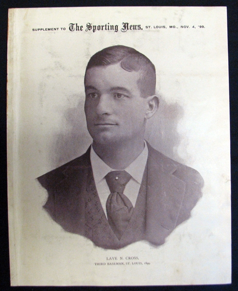1899-1900 Sporting News Supplements M101-1 Lave Cross